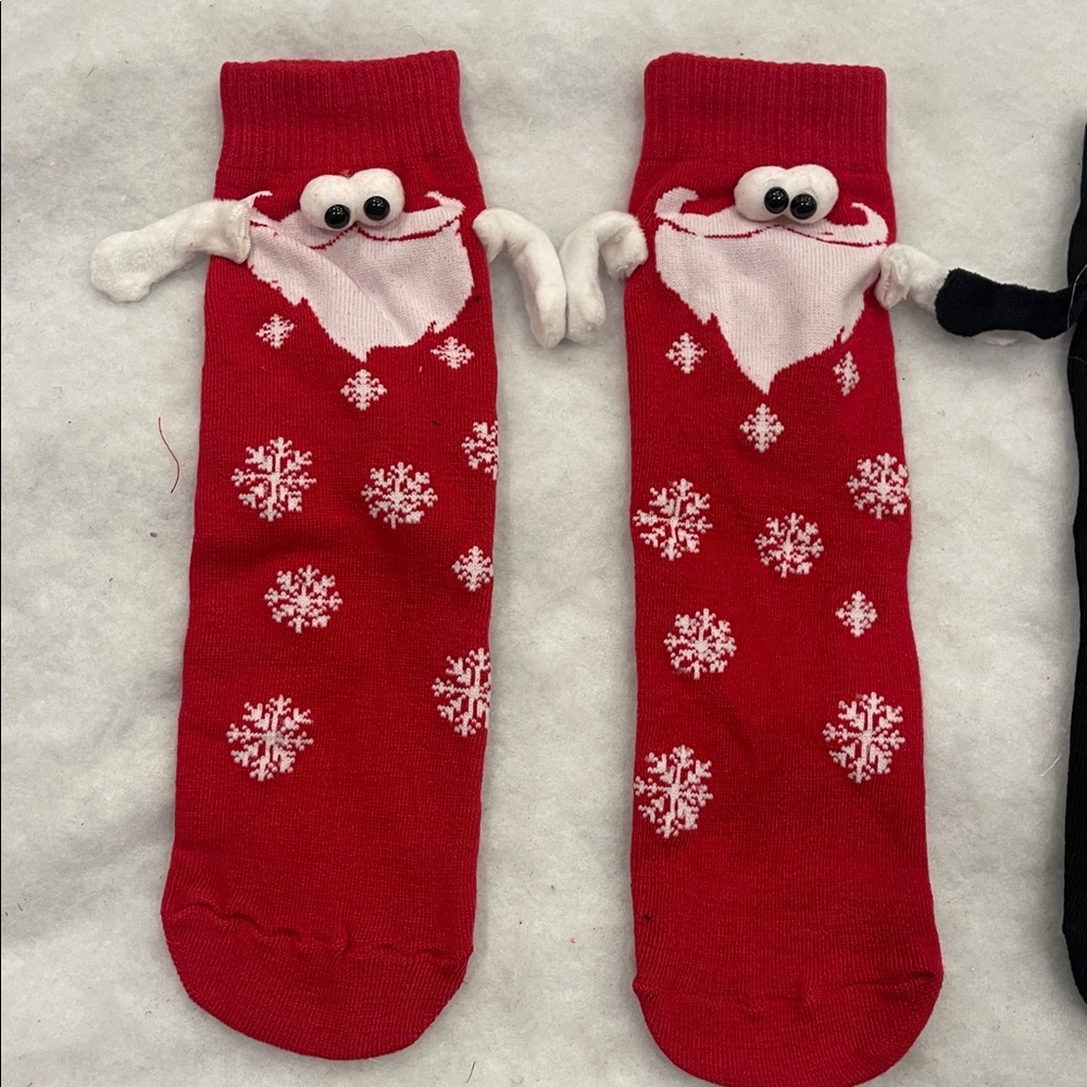 Holding Hands Socks Magnetic Sock Funny Gifts Women Men Teens Couples Friends - Picture 3 of 8